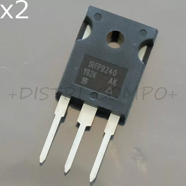 IRFP9240PBF Transistor -200V -12A TO-247 Vishay RoHS (lot de 2)