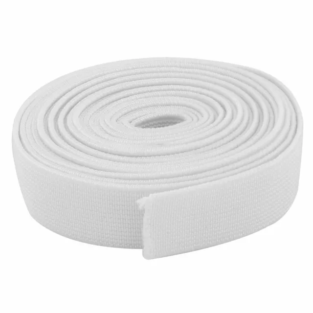 Tailoring Polyester Sewing Handcraft Clothes Cuff Elastic Band White 2.73 Yards