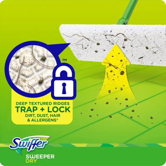Swiffer Sweeper Dry Sweeping Pad Floor Mopping Cleaning Refills ~ Lavender 52 Ct 8