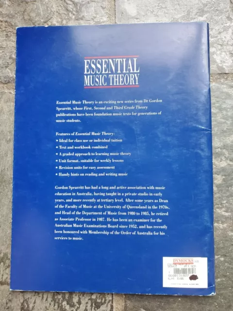 ESSENTIAL MUSIC THEORY GRADE 3 - GORDON SPEARRITT book VG 2