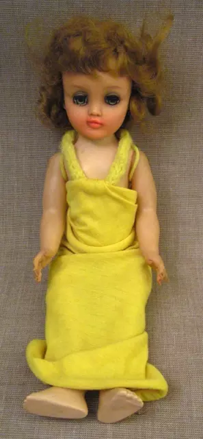 1950's Vintage Ideal P-90 14" Toni Doll w/ Brunette Hair