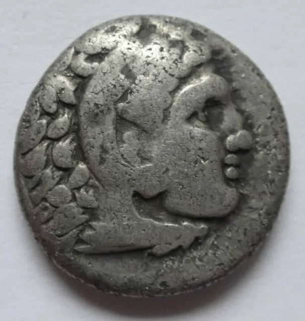 Kingdom of Macedon, Alexander III 'the Great' AR Drachm. 4.04 g / 16.5 mm 21.  G