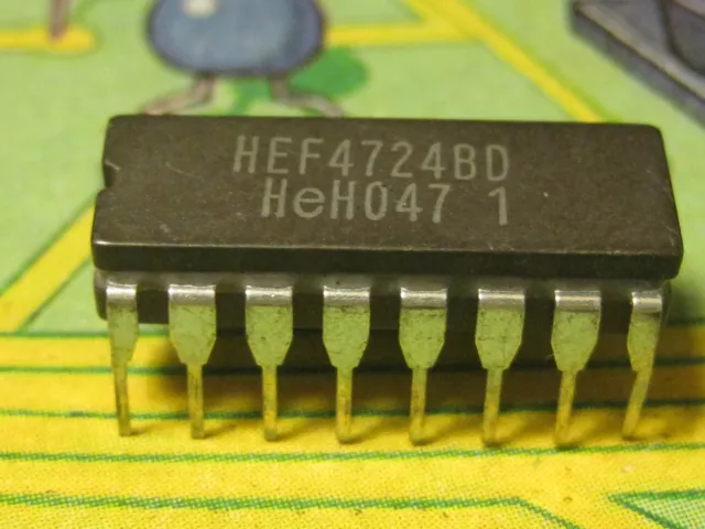 1pcs HEF4724BD MSI 8-bit Adressierbare Latch DIP16 Philips