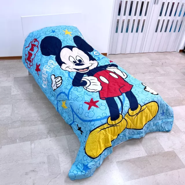 Disney Mickey Mouse Colcha Edredón de Invierno 180x260cm Cama Individual Mickey