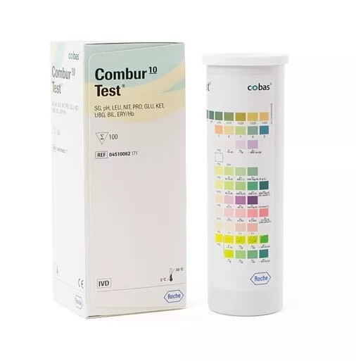 Combur 10 – 100 Urinalysis Test Strips
