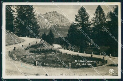 Belluno Cortina d'Ampezzo Monte Cristallo Zardini Foto cartolina MX3223 