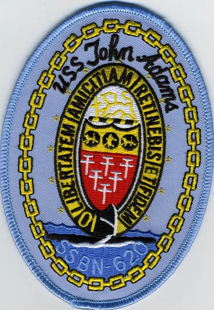 PUS726 - US Navy Vintage Uss Von Steuben Ssbn 632 Patch Sottomarino - Foto 5