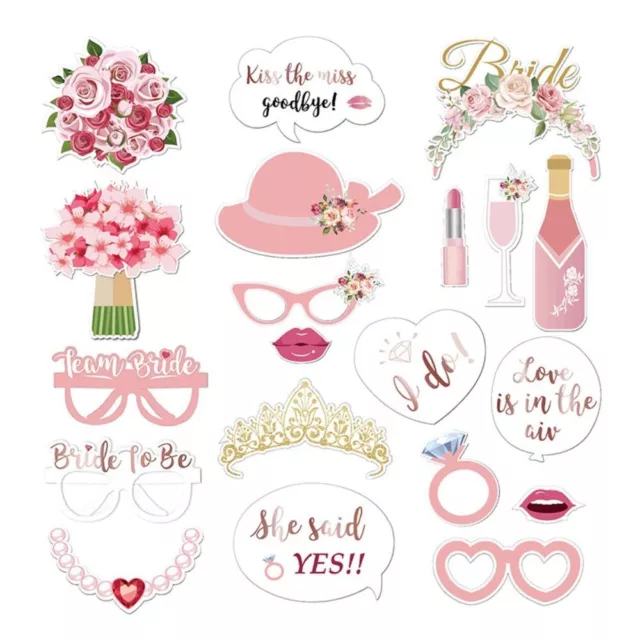 Bridal Shower Photo Booth Wedding Props Party Supplies Photo Props Decorative