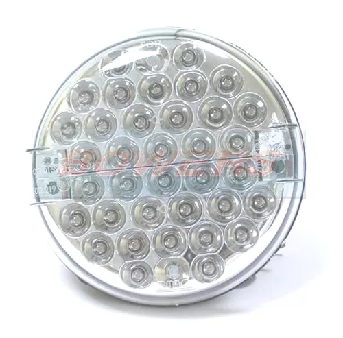 Bmac 373S Round Clear Led Rear Stop/Tail/Indicator Light Lamp 24V Bus Coach