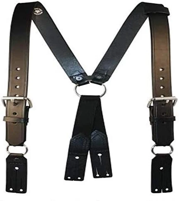 Fireman'S Suspender, 1-1/2" - X-Large - Black