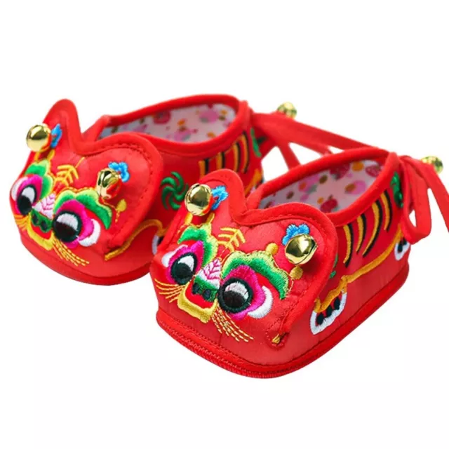 Nouveau Né Bébé Tigre Tête Chaussures Garçons Filles Souple Semelles Chinois Ans