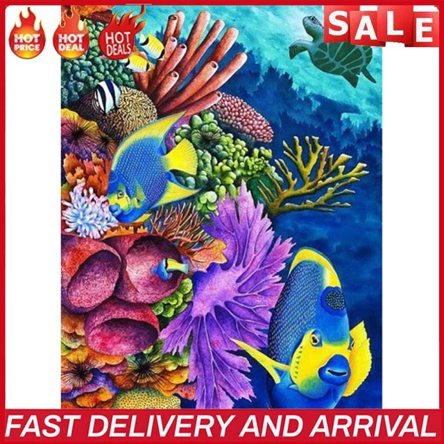DIY 5D Mosaic Underwater World Full Drill Round Diamond Resin Painting Kit