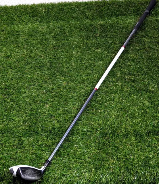 **NICE** TaylorMade AeroBurner 4 Hybrid 22* Stiff Flex Matrix OZIK HX4 White Tie