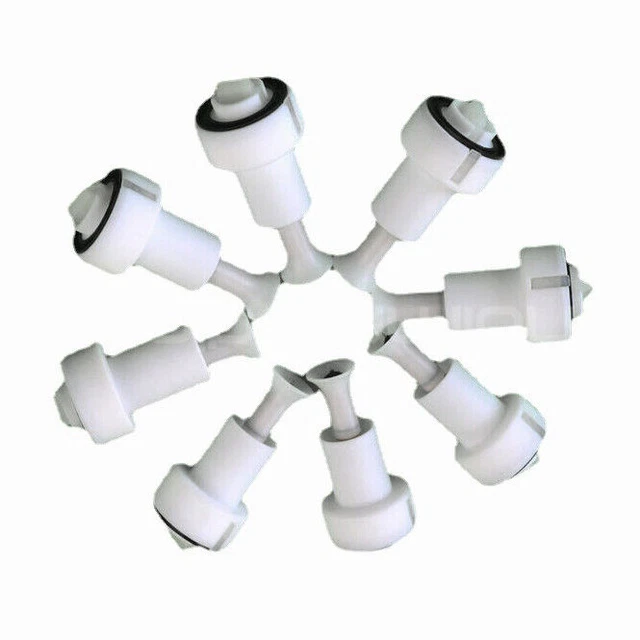 Hi-Q 8 PCS Electrostatic Powder Coating Round nozzle for GEMA PG1 spray gun