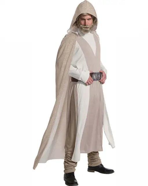 Luke Skywalker Deluxe Costume for Adults Official Star Wars Mens Robe Cloak Hero