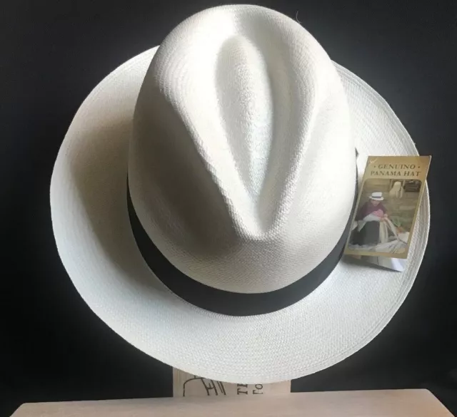 Genuine Ecuador Montecristi" Panama Hat -Fino Grade 4-5 Ultra Fino Grade 7-8