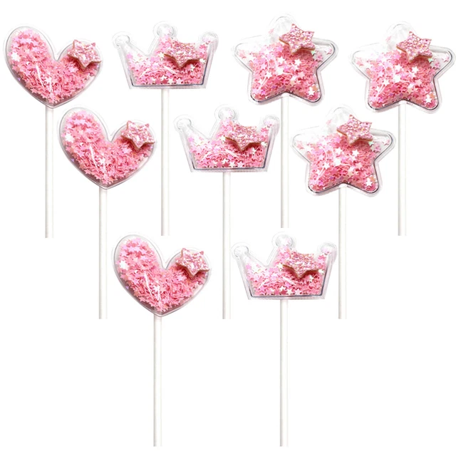 9 piezas Día de San Valentín cupcake decoración boda fiesta entrega