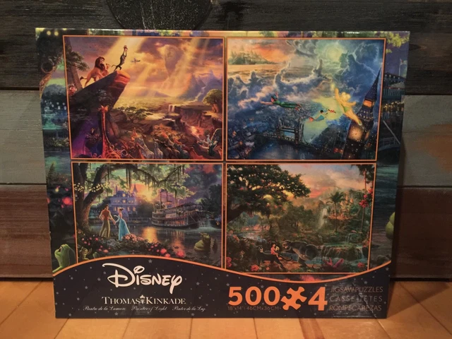 CEACO DISNEY THOMAS Kinkade Lion King Peter Pan Jungle Book 500pc ...