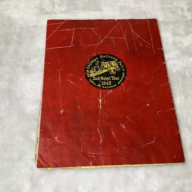 1949 CHICAGO RAILROAD FAIR Official Guide Book 8