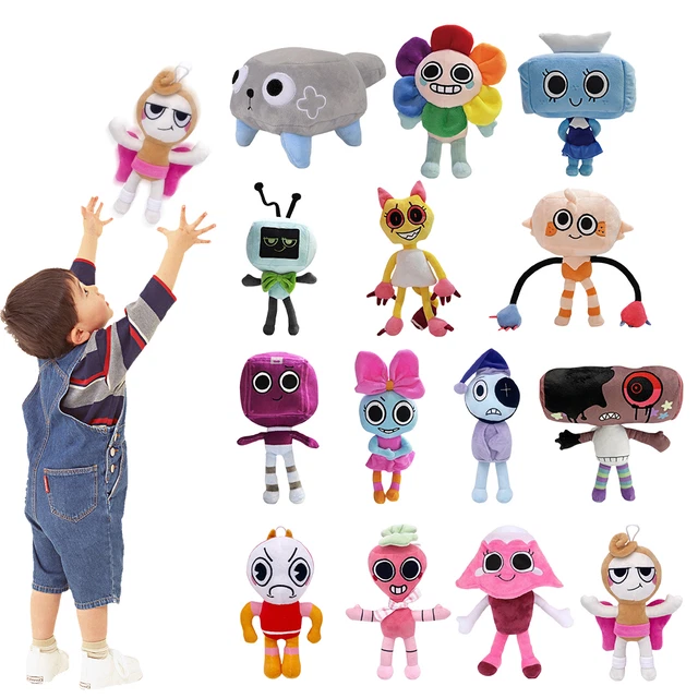 2025 DANDY'S WORLD Game Plush Doll Dandy Pebble Poppy Vee Figure Toy ...
