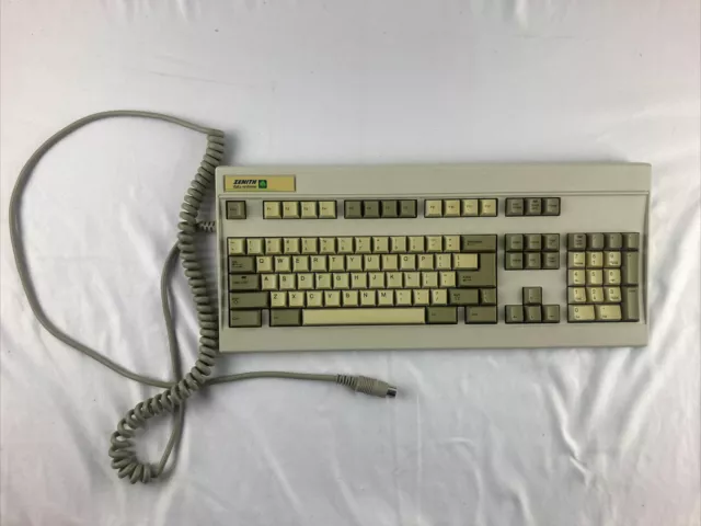 Zenith Data System Zkb-2R Vintage  Keyboard Tested And  working