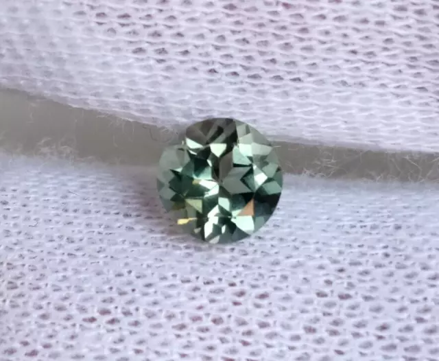 Tanzanite Bleu Vert Forme Ronde 0,90 Cts Pierre Précieuse Unique