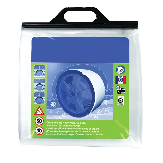 Calze invernali SnowGecko grandi bianche e arancioni 385672