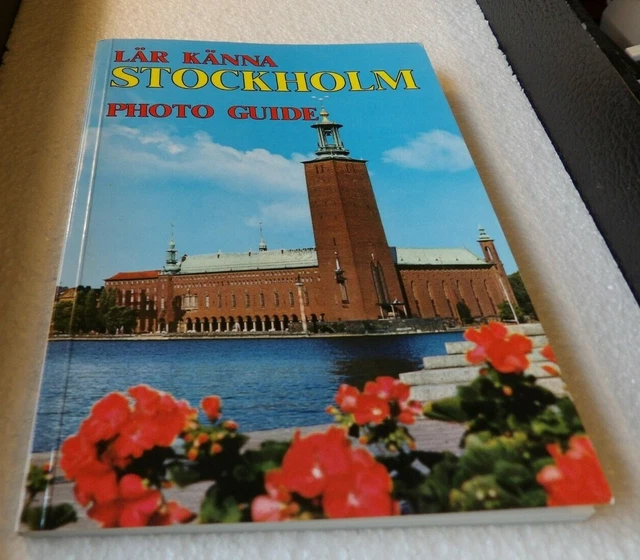 STOCKHOLM SWEDEN TRAVEL Tourist Map Souvenir Pictorial Guide Book 9.98