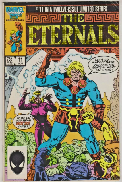 Eternals#11 Vf/Nm 1986 Marvel Comics