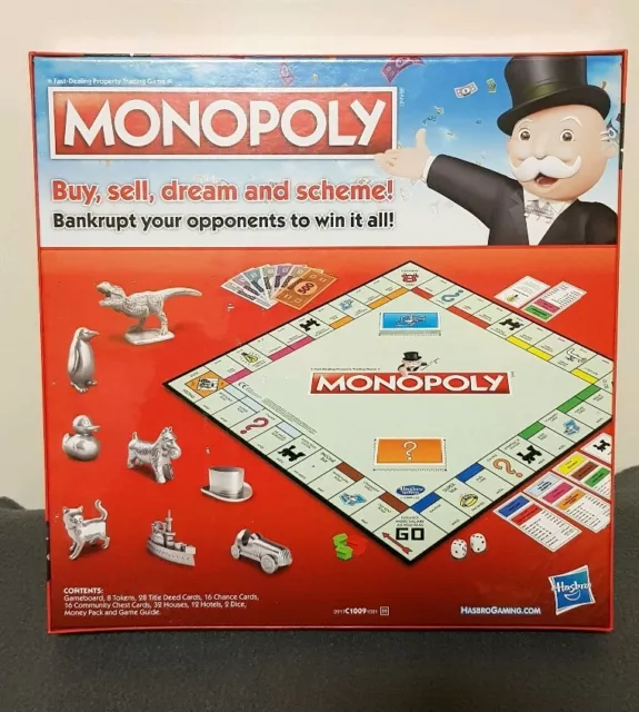 Original Monopoly Board Game Classic Latest Design Traditional *New  and Sealed* 2