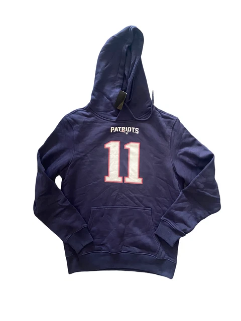 New England Patriots Hoodie (Size M) Men's NFL Player Hood - Edelman - New