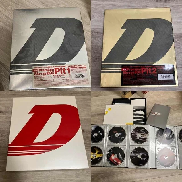 INITIAL D PREMIUM Blu-ray BOX Pit 1 & Pit 2 Set First Limited