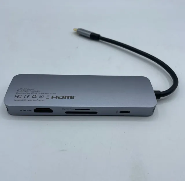 Mokin USB C to Dual HDMI Adapter, USB C Docking Station Dual Monitors for Window