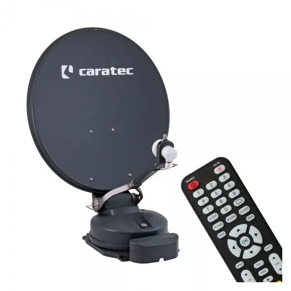 Caratec Sat-Antenne CASAT500S.04 50cm vollautomatische Sat Anlage Camping Womo