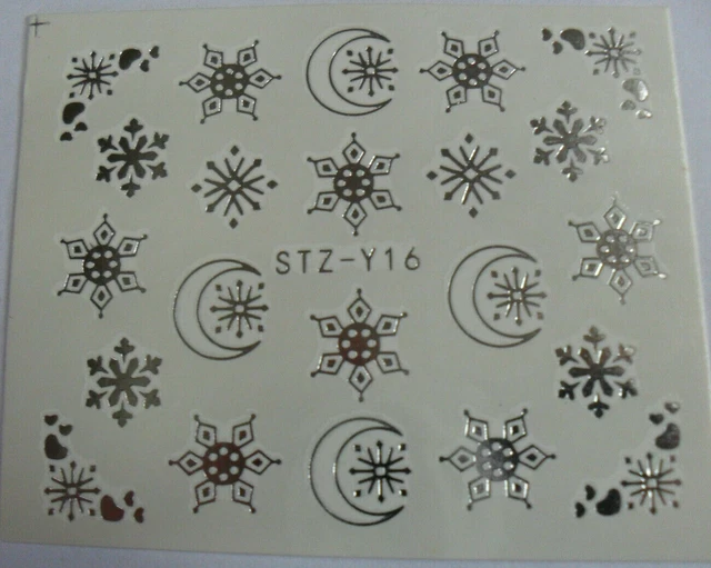 3 Planches De Stickers Ongles Water Decal – Motifs Fleurs Variés – Réf. STZ-384/357/381