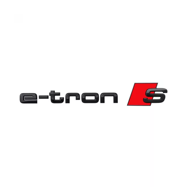 ORIGINAL AUDI E-TRON Schriftzug schwarz Tuning Exclusive Black Edition  Emblem EUR 48,90 - PicClick DE