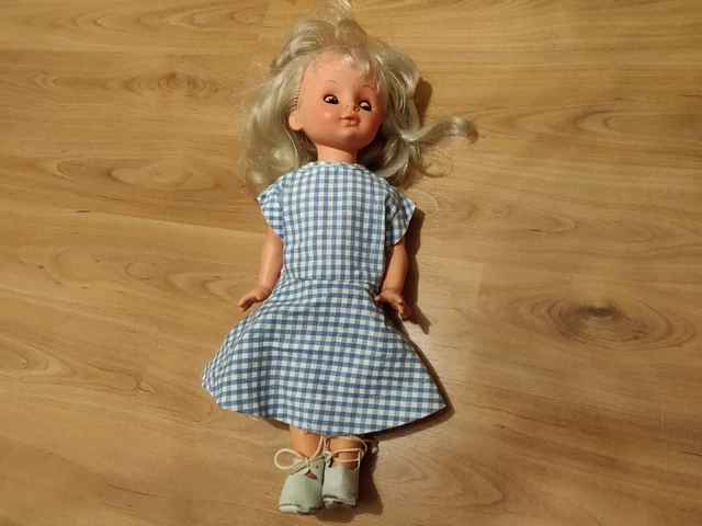 ANCIENNE TRÈS GRANDE Poupée Vintage Années 60/70 EUR 59,99 - FR