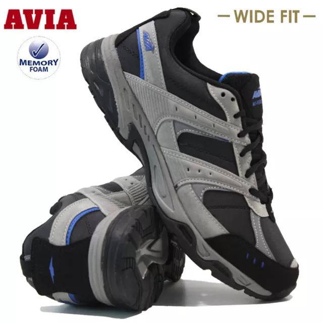 Mens Casual Trainers Memory Foam Hiking Walking Running Sports Gym Shoes Size