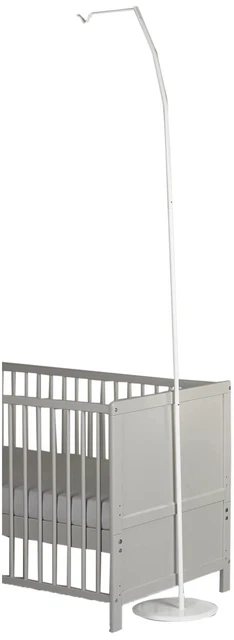 Stand Himmelstange Alvi Fuß extra lang für Baldachine Höhe 230 cm Weiß B-WARE