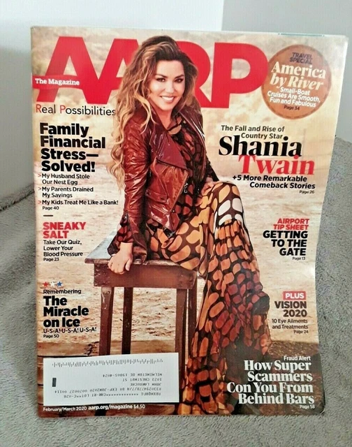 SHANIA TWAIN KEVIN Costner Marlo & Phil Sally Field Helen Mirren 5 AARP