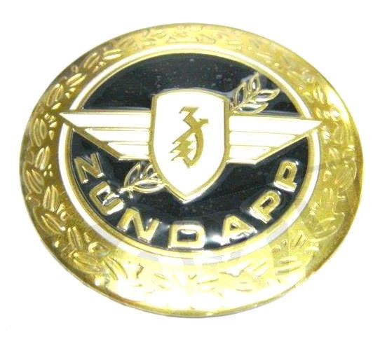 Zündapp GTS KS 50/80ccm Tank Emblem 1,5mm dick 64mm Durchmesser Karosserie