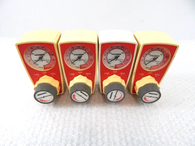 Lot Of 4 Precision Medical Pm3100 Vacuum Regulator Qty-4