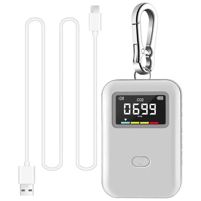 Indoor Carbon Dioxide Concentration Detector Portable Air Quality Monitorin L5L8