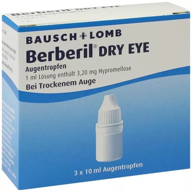 BERBERIL Dry Eye Augentropfen   3x10 ml   PZN10346277