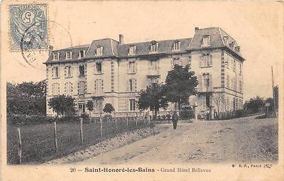 Cpa 58 Saint Honore Les Bains Grand Hotel Bellevue