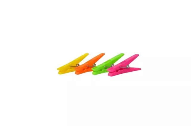 Multicolore Plastique Suspendu Clips pour Tissu Séchage Lot De 60