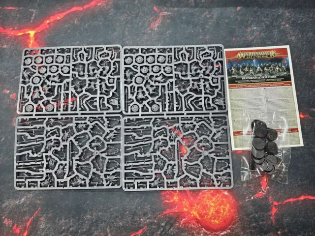 Deathrattle Skeletons Soulblight Gravelords Warhammer Vampire Counts NUEVO DE LOTE ANTIGUO