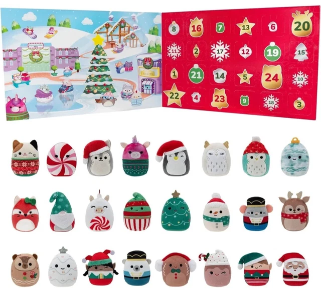 2023 SQUISHVILLE ADVENT Calendar Squishmallows 24 SURPRISES NEW IN
