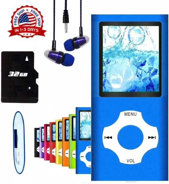 MEJOR MP3 8 GB Reproductor De Musica Pantalla 1.8 Pulgadas Sonido 70h NUEVO