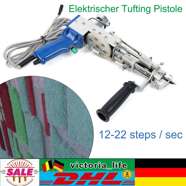 50W Alfombra de corte eléctrico pila corte alfombra máquina de tejido alfombra pistola mechón